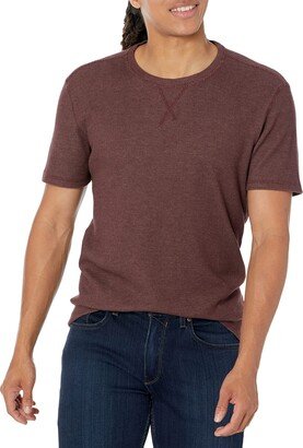 Men's SS Waffle Crew with COVERSTITCH