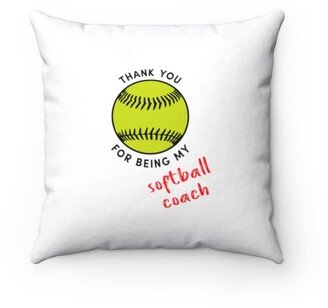 Gift Softball Pillow - Throw Custom Cover Idea Room Decor