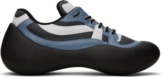 Blue & Black Bumper Hike Low Top Sneakers