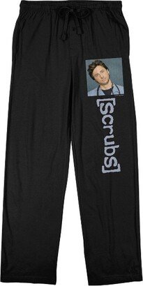 Scrubs J.D. Men’s Black Sleep Pajama Pants-Large