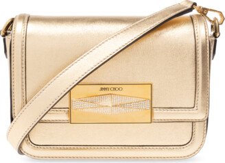 ‘Diamond’ Leather Shoulder Bag - Gold