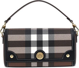 Note Logo-Buckle Fastening Crossbody Bag