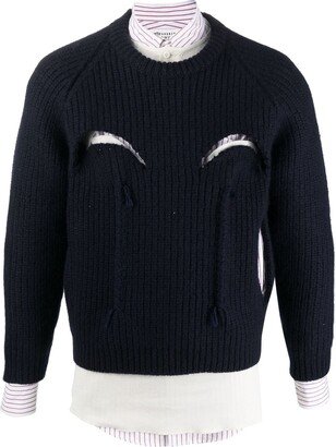 Chunky-Knit Cut-Out Jumper