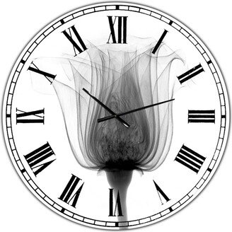 Designart Rose ,Noma X-Ray Oversized Cottage Wall Clock - 36 x 36