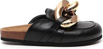 Chain Detailed Slip-On Mules-AG