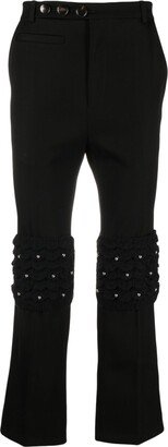 Black Lowther Cropped Trousers