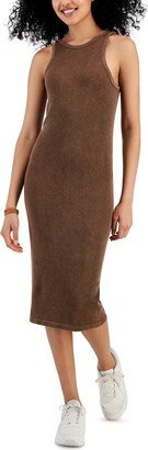 Juniors' Ribbed Seamless Midi Dress