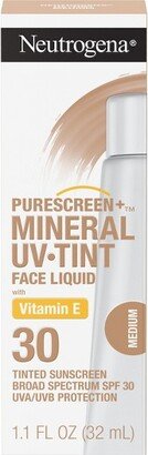 Mineral UV Tint Face Liquid Sunscreen - SPF 30 - 1.1oz