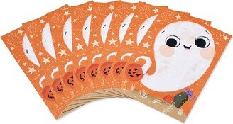 Carlton Cards 8ct Halloween Ghost Greeting Card