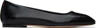 Black Ida Ballerina Flats