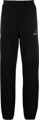 Forest Green organic cotton track pants-AA