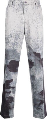 KidSuper Abstract-Print Straight-Leg Trousers