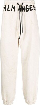 Logo-Print Cotton Track Pants-AL