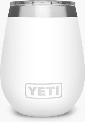 YETI White Rambler 10oz Wine Tumbler With Magslider Lid