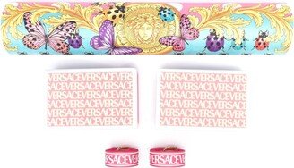 Butterflies yoga mat set