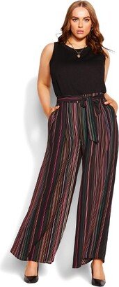 Women's Plus Size Illusion Pant - illusion - 18W