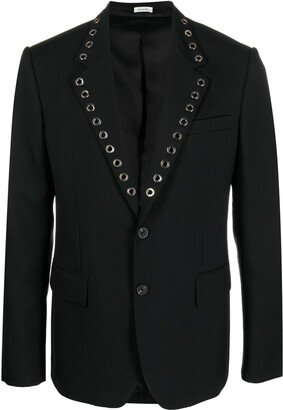 Eyelet-Detail Blazer