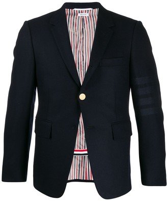 tonal 4-Bar flannel blazer