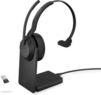 Jabra Evolve2 55 - Link380a MS Stereo with Charging Stand Wireless Headset / Music Headphones