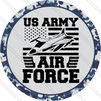 Us Army Air Force - Active United States American Pride Patriotic Sign Flag Metal