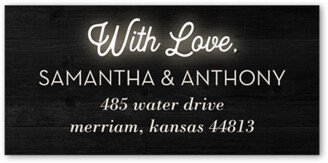 Wedding Address Labels: Always And Forever Address Label, Grey, Address Label, Matte