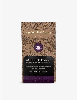 Chocolarder Millot Farm 80% Dark Chocolate bar 70g