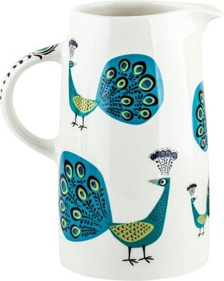 Hannah Turner Peacock Tall Jug