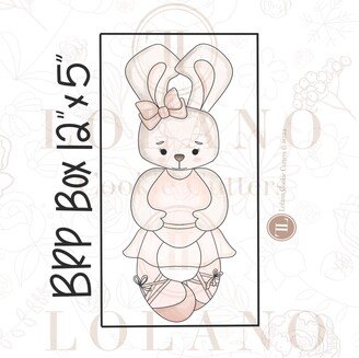 Byo Bunny Ballerina Cookie Cutter