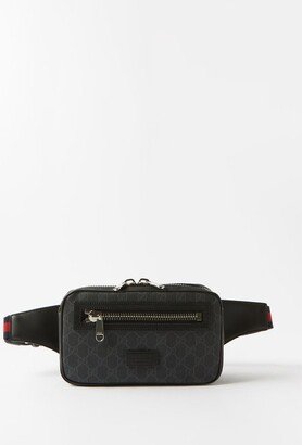 GG-jacquard Coated-canvas And Leather Belt Bag