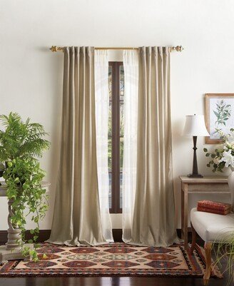 Martha Stewart Collection Naples Backtab Chenille Curtain Panel, 50