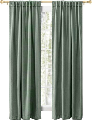 Grand Pointe Rod Pocket Curtain Panel w/Back Tabs 54