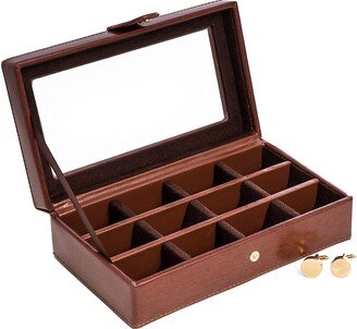 Leather Cufflinks Box