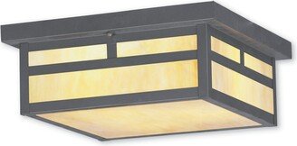 Livex Montclair Mission 3-Light Outdoor Ceiling Mount