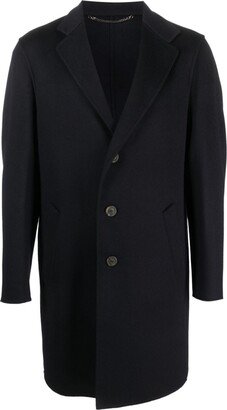 Single-Breasted Notched-Lapels Coat