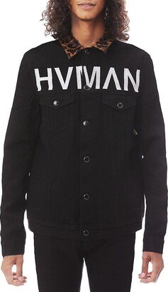 HVMAN Logo Graphic Denim Jacket