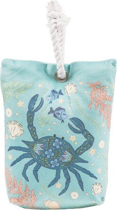 Blue Crab Coral Doorstop