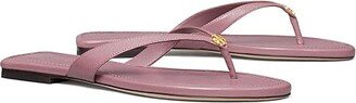 Capri Leather Flip-Flop (Lavender) Women's Shoes