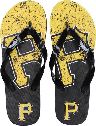 Foco Men's and Women's Pittsburgh Pirates Big Logo Flip-Flops