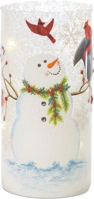 LED Snowman Luminary