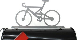 Bicycle Bike Metal Powder Coated Mailbox Topper 7.75 Inches Tall - Does Not Include A