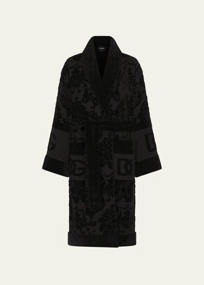 Logo Jacquard Bathrobe