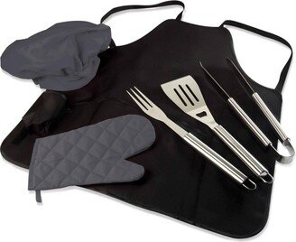 BBQ Apron Tote with Tools, Mitt and Chef's Hat