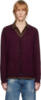 Burgundy Michael Cardigan