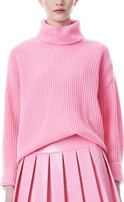 Norma Easy Turtleneck Wool-Blend Pullover