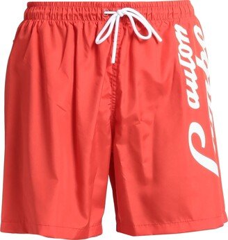 AUTOMOBILI LAMBORGHINI Swim Trunks Orange