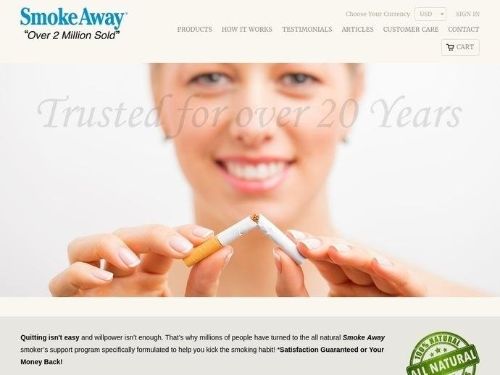 Smokeaway.com Promo Codes & Coupons