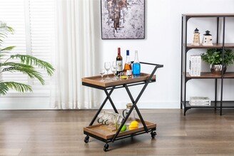 No Folding Serving Cart