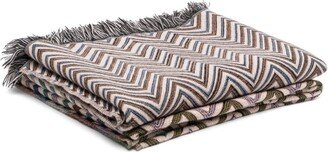 Zig-Zag-Print Soft Blanket