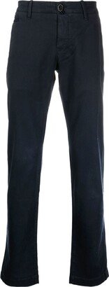 Straight-Leg Twill Trousers-AD