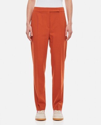 Pleated Cropped Trousers-AL